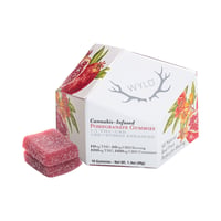 Pomegranate 1:1 CBD + Hybrid Enhanced Gummies | 100mg:100mg Pomegranate 1:1 CBD + Hybrid Enhanced Gummies | 100mg:100mg